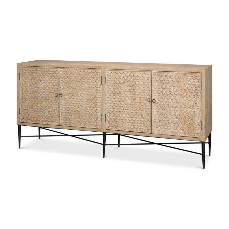 Archie 79'' W Solid Wood Sideboard