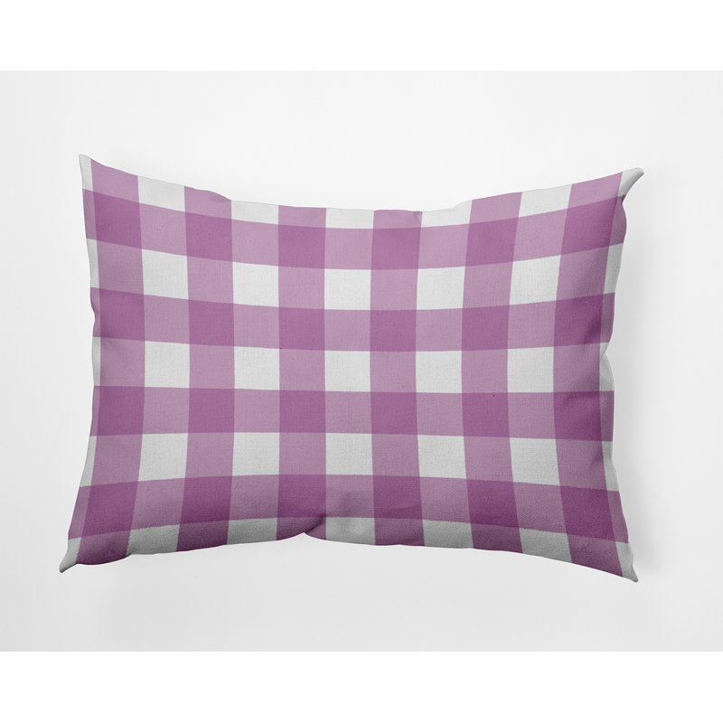  Housse et insert de coussin rectangulaire en polyester pour l'intérieur et l'extérieur par E by Design, Orchidée