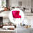 Euclid Velvet Accent Chair with Metal Legs-364237319