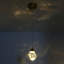 Luminaire suspendu simple à 1 lumière