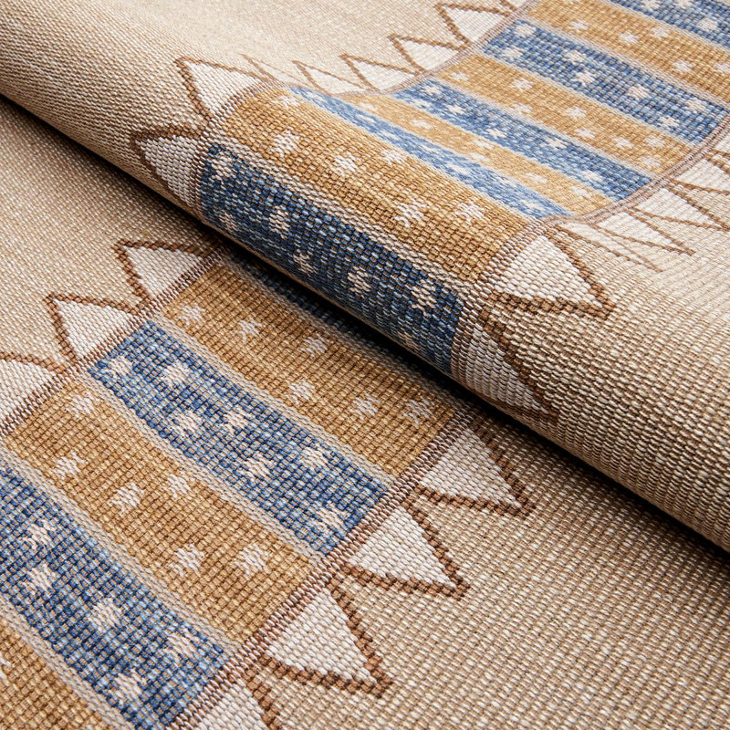 Noor Kilim Stripe Fabric, Ochre