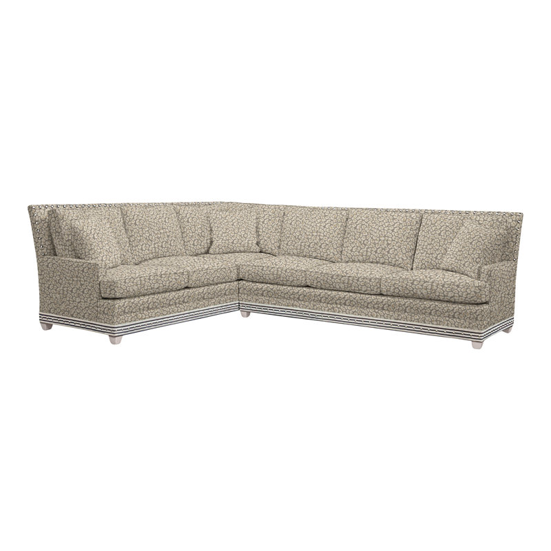 Riverside Chaise Sectional, Nadia Steam, Yes, Dove Gray