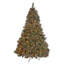 Arbre mélangé 9 'en cachemire et poils de neige avec 105 pommes de pin et 1 200 lumières claires - UL, 2317 pointes, diamètre: 69