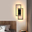 2-Light 40.5Cm Black LED Flush Mounted Sconce