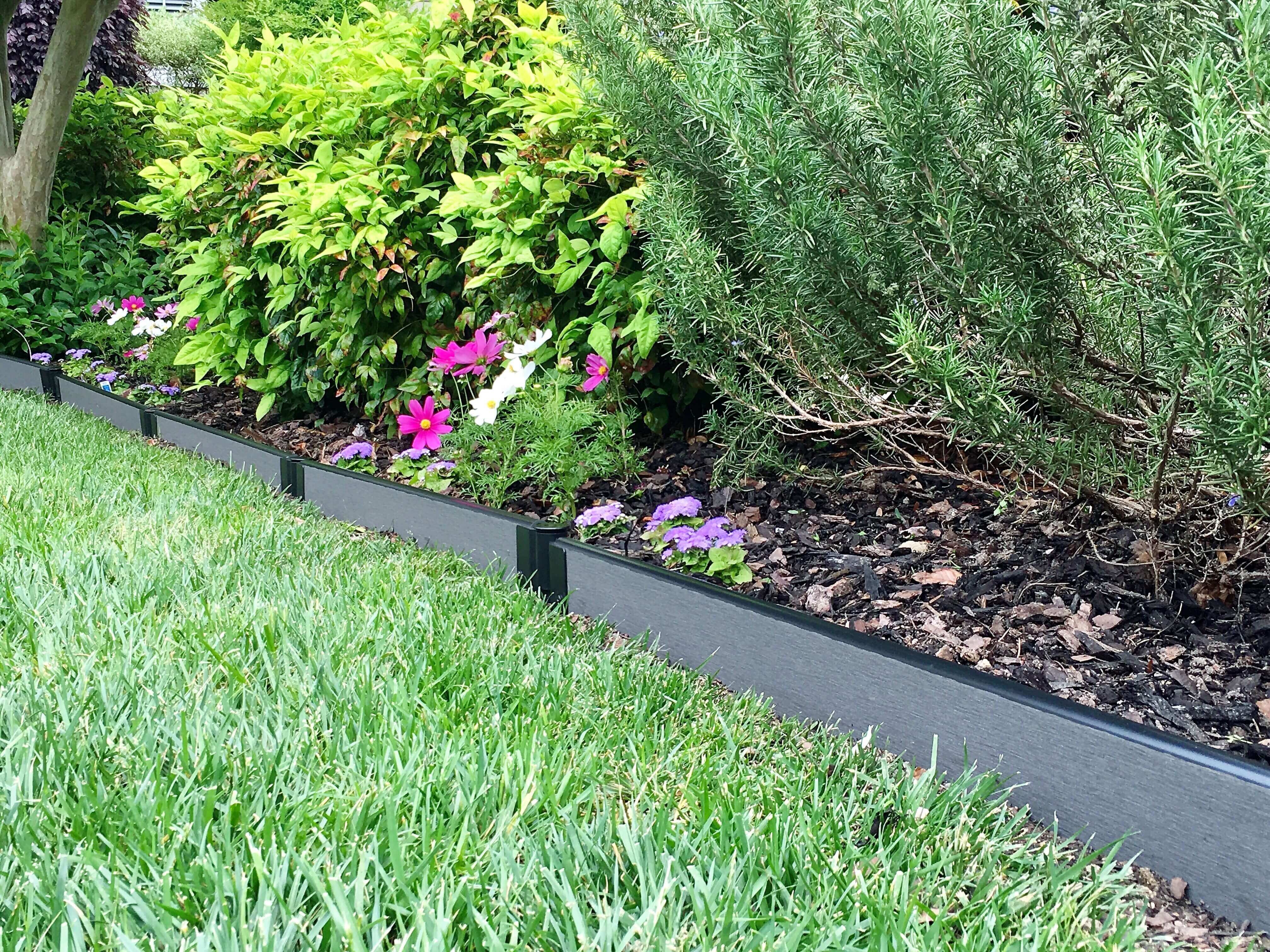 Frame It All Tool-Free Uptown Straight Landscape Edging & Reviews | Wayfair