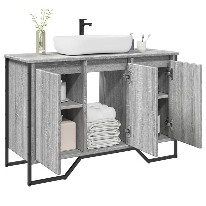 10-5 Under Sink Cabinet, Grey/Sonoma