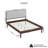Wyller Rubberwood Platform Bed, Queen