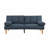 Polyfiber 2Pc Sectional Sofa Set Living Room Furniture Solid Wood Legs Plush Couch Adjustable Sofa Chaise-1779584471