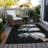 Machine Washable Indoor/Outdoor Christmas Snowman Xhevrie Black Rug-2098151935