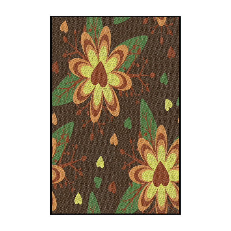 Zayyan Floral Indoor Rug, Rectangle 6' x 9'