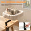 Orthopedic Hammock Hooded Cat Mat Nest Bolster Pet Bed