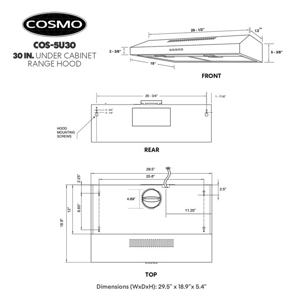 COSMO COS-5MU30 MANUAL Pdf Download