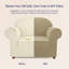 Housse de canapé 1 pièce en jacquard extensible, housses de canapé en polyester et spandex, housse de protection pour meubles de salon universelle pour animaux de compagnie lavables à la machine, housses de canapé antidérapantes pour 1 canapé (fauteuil, sable)-919839636-919839637