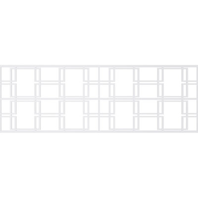 32.25'' H x 94.5'' W x 0.375'' D Expanded Cellular PVC Wainscot Paneling