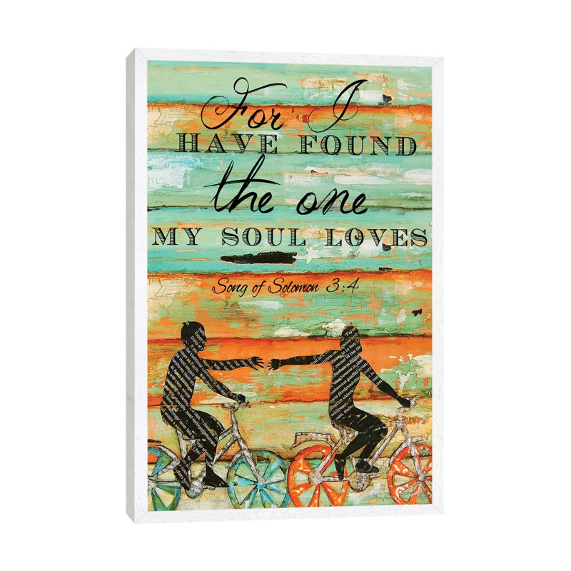 For I Have Found by Danny Phillips - Print on Canvas, White Framed, 66.04cm H x 45.72cm W x 3.81cm D