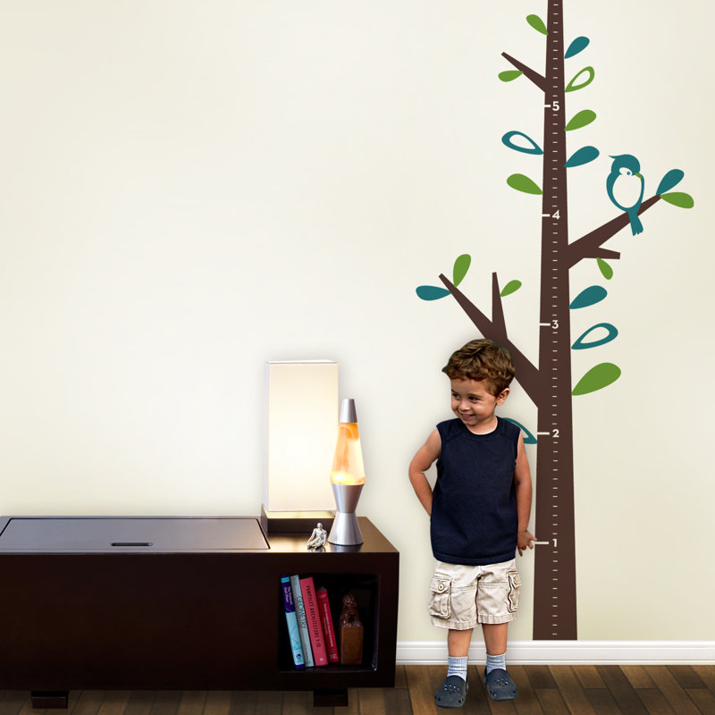 Plants & Flowers Non-Wall Damaging Accent, Green/Brown