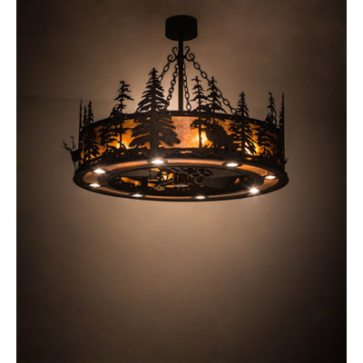 Jaiveon 30'' Ceiling Fan with Light Kit