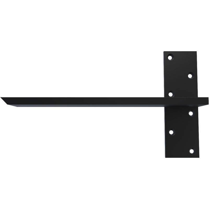 Fixation murale flottante en acier robuste, H 14 po x l 8 po x P 2,5 po