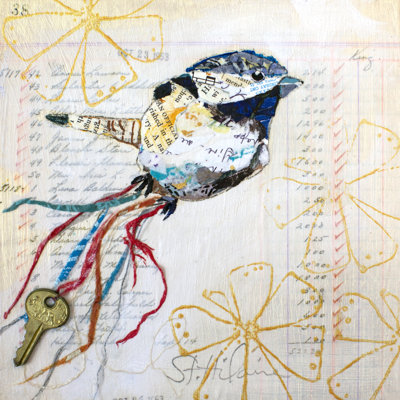 Happy Bird III by Elizabeth St. Hilaire - Wrapped Canvas Print