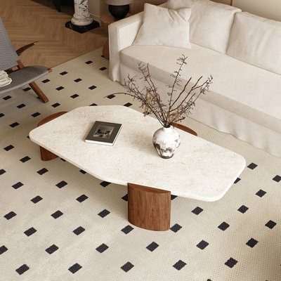 Table basse en pierre naturelle