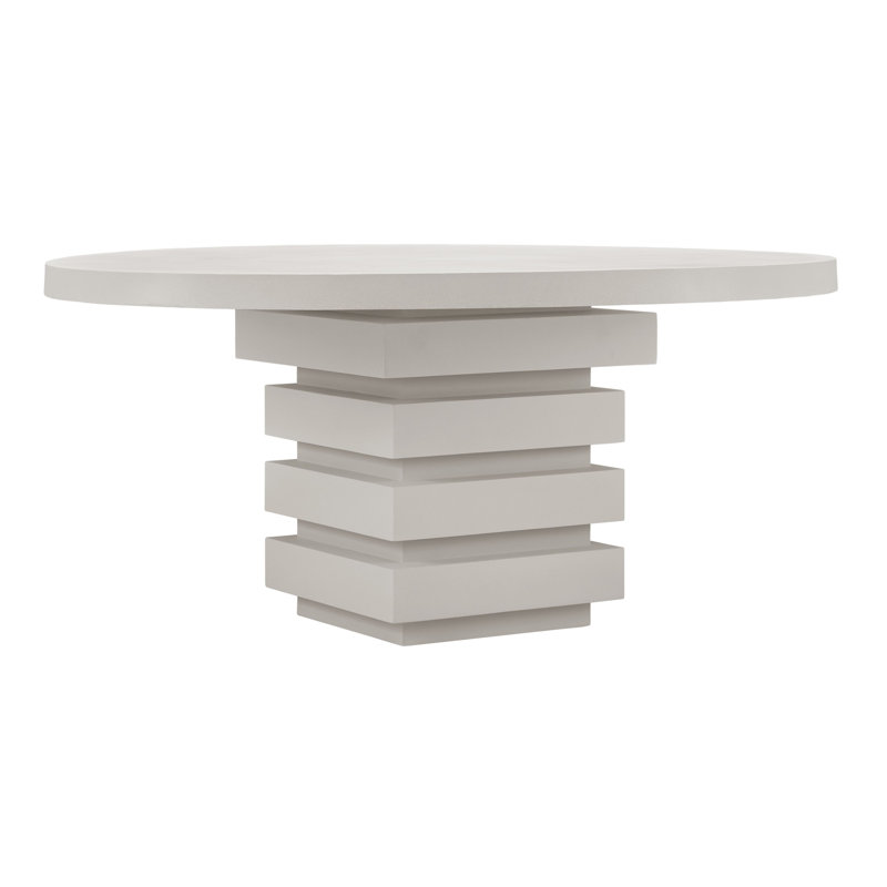 Provenance Signature Round Dining Table, White