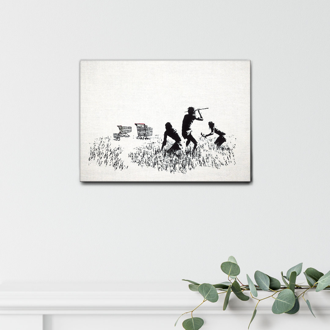 Leinwandbild Cart Hunters von Banksy