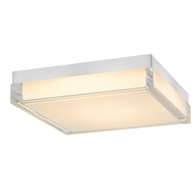 11-Inch Integrated LED Flush Mount, Chrome