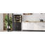 Armoire de cuisine d'angle moderne en acier avec 4 portes et 3 tablettes-1398225057