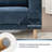 2-Piece 84" Upholstered L Shape Sectional Sofa-2126689609