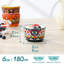 Ensemble de ramequins en céramique, vases de cuisson en porcelaine avec motif floral botanique et bordure verte, plats à soufflé et crème brûlée allant au four, va au micro-ondes et au lave-vaisselle
