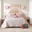 Ensembles de literie rose Western Cowgirl, ensemble d'édredon simple TG en microfibre