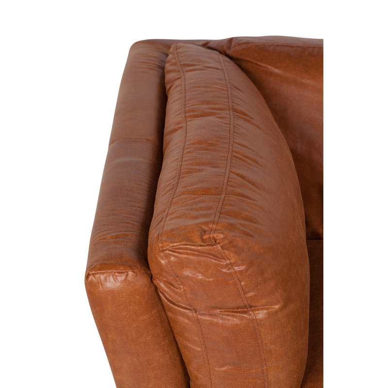Fauteuil club en similicuir 41 "Creekmore