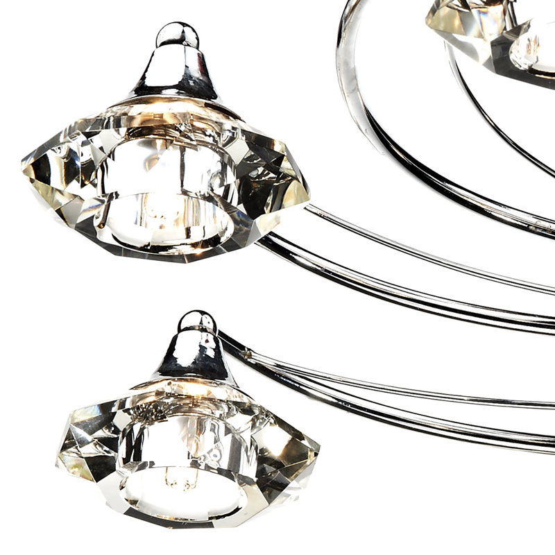 Greenhaw Crystal Semi Flush Mount