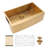 33 Inch Gold Farmhouse Sink With Nano-PVD Finish, 16 Gauge Stainless Steel Apron Front Kitchen Sink For Modern Kitchens.