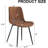 18'' H Upholstered Metal Side Chair-141374946-148733934