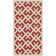Arneshia Geometric Flatweave Red/Bone Area Indoor/Outdoor Area Rug
