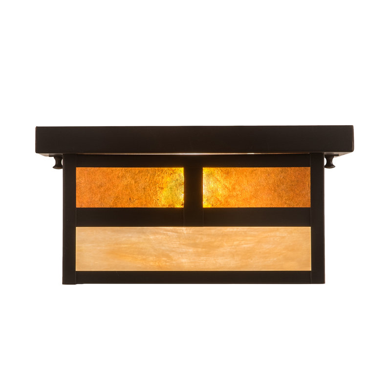 Hyde Park "T" Mission 1 - Light Flush Mount