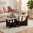 23.6" Round Nesting Coffee Tables Set Of 2, Solid Wood Side Tables Space-saving Design For Small Living Rooms And Apartments-1064516274