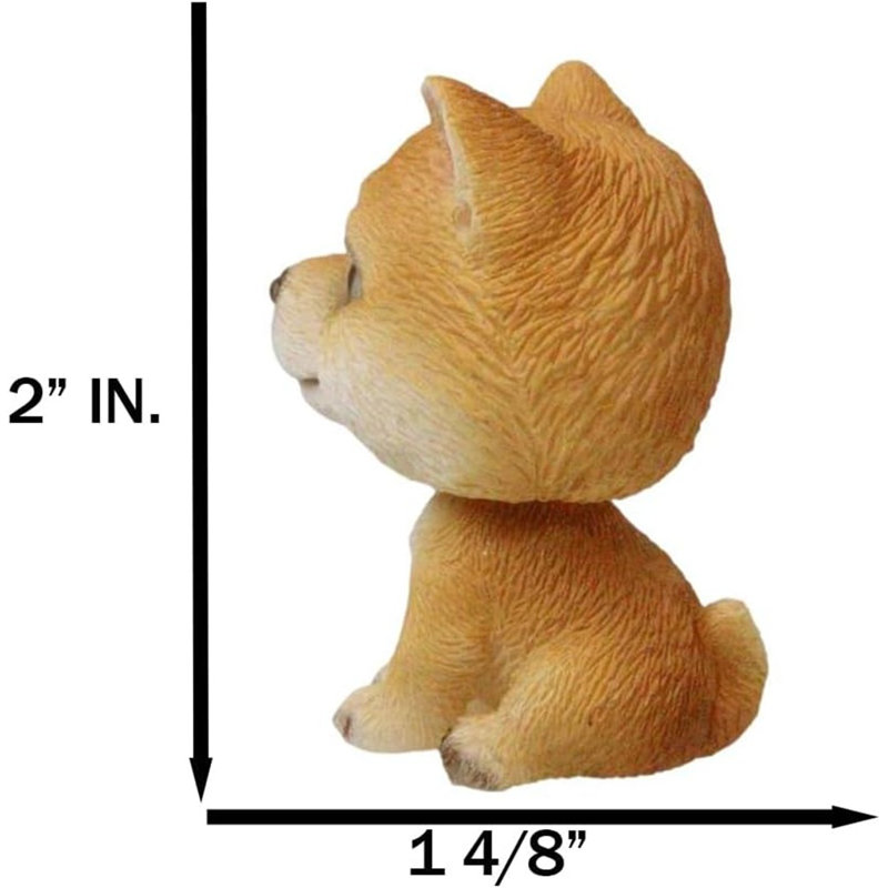 Mini-figurine de chien chiot Shiba Inu Lifelike