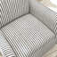 75.4cm wide Modern Striped Swivel Accent Chair with Clean Lines and Upholstered Arms-1548983391