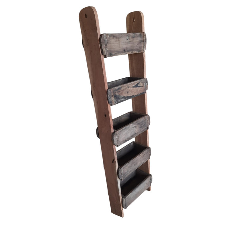 Reclaimed Wooden Decorative Ladder