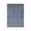 Tapis extérieur lavable floral bleu et ivoire 3 pi x 5 pi