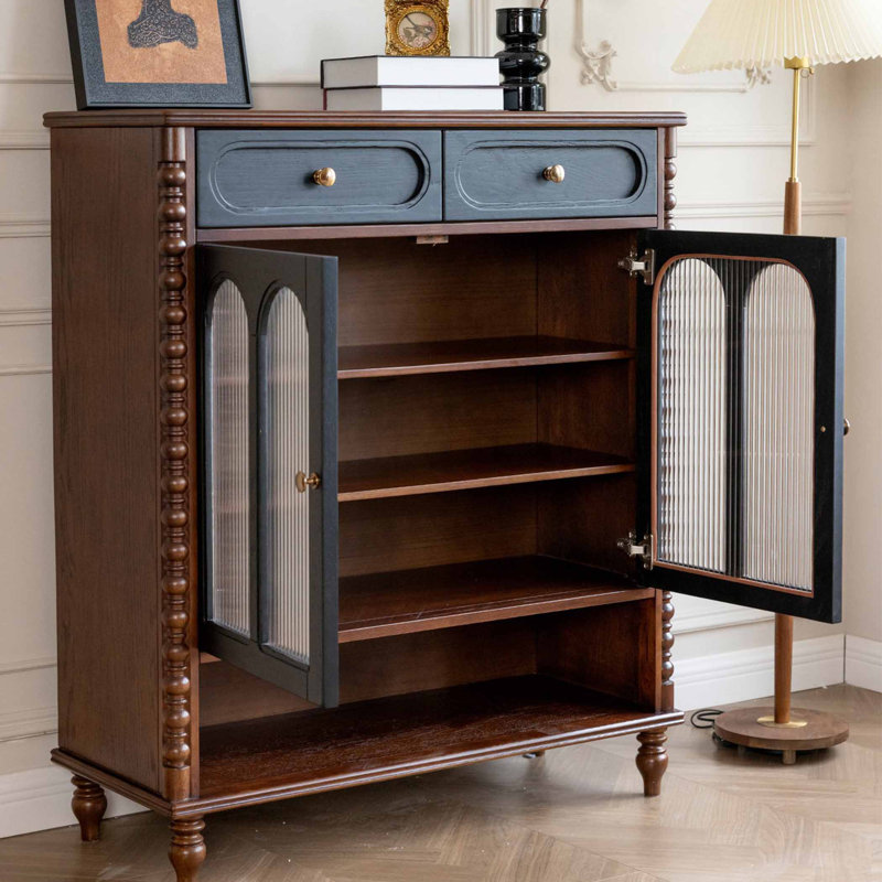 French style retro home shoe cabinet