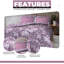 Geometric Bedding Set with Duvet Cover Matching Fitted Sheet and Pillowcases Soft Polycotton Easy Care-2005097468