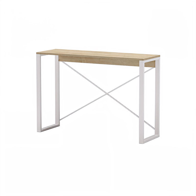110cm Console Table, Natural, White