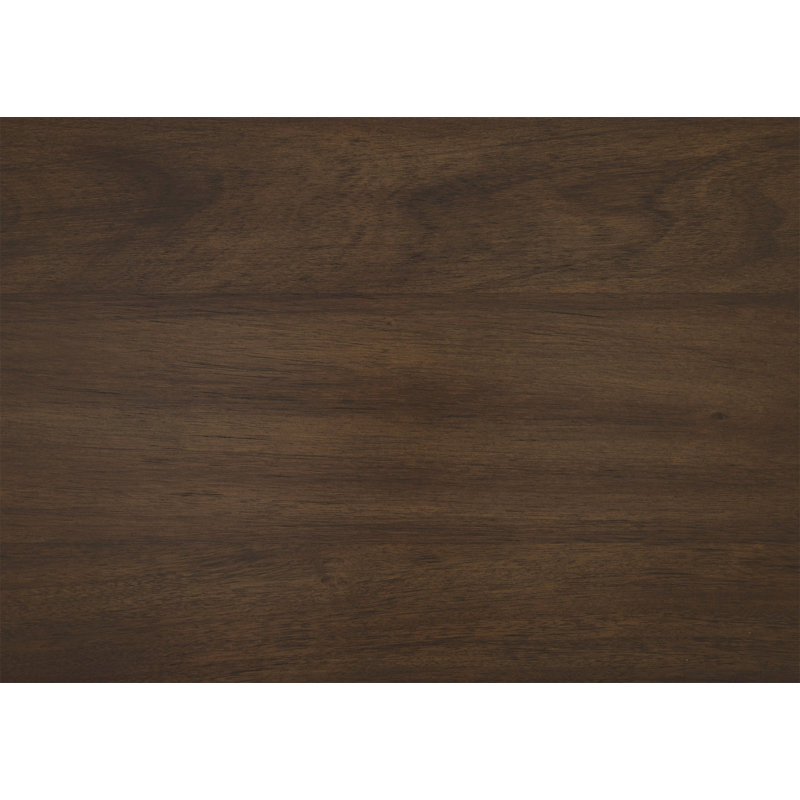 Ensemble de table de salle à manger à hauteur de comptoir brun 7 pièces avec repose-pieds en métal et 6 tabourets