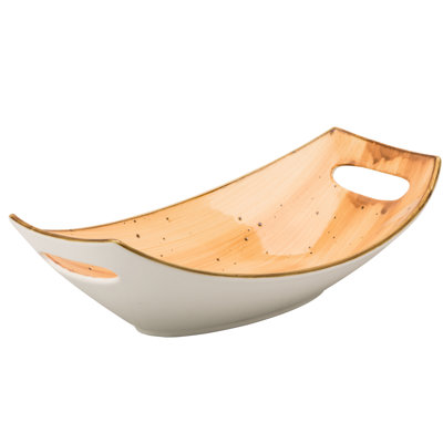 Verre à maïs ovale 16 oz. Bol de service