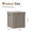50 Gallon All-Weather Waterproof Resin Lockable Deck Box(Light Brown/Gray)-123759390