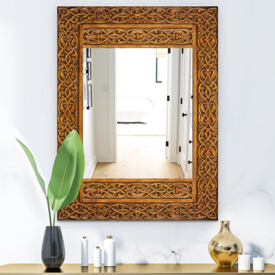 Old Door Traditional Accent Mirror