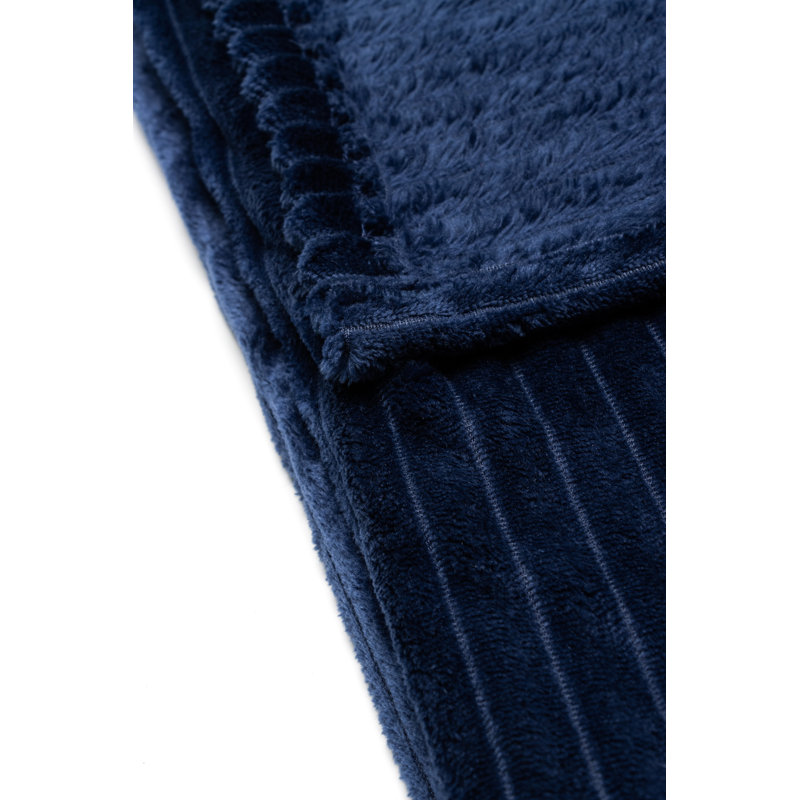 Liscomb Throw Blanket, Navy
